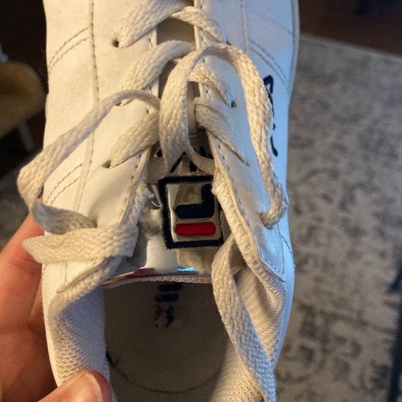 Fila Panache White and Silver Sneaker Sz 7 - Picture 5 of 16